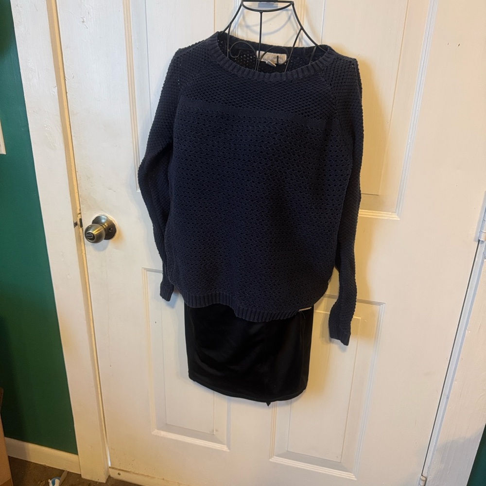Michael Kors Navy Knit Sweater